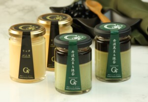 【期間限定】丹波黒豆＆抹茶 2個、リッチ・バニラ 2個